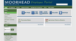 Desktop Screenshot of portal.cityofmoorhead.com